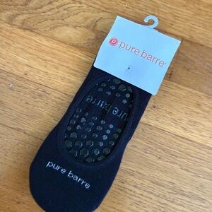BNWT Pure Barre Black Maryjane Grip Socks, medium (8.5-10.5 size)